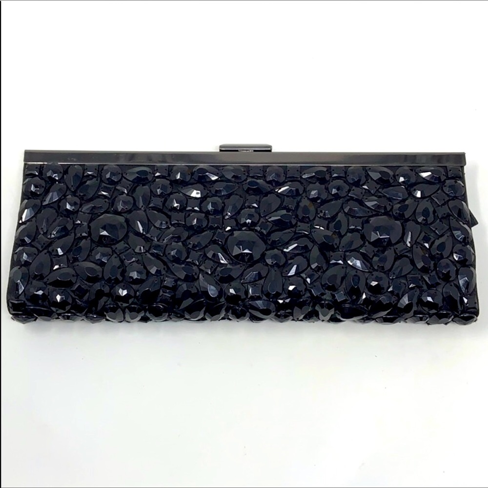 Banana Republic | Black Rhinestone Clutch